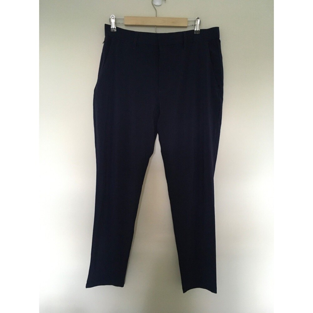 Fabletics Mens Sz M The Only Pant Navy Blue PT2040675 Stretch
